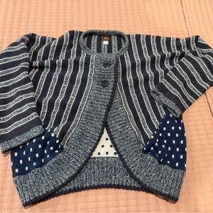 Tea Collection Japan Striped Knit Cardigan
